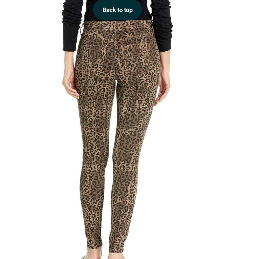 NWT Juniors Mid rise perfect skinny leapord print sz 25 William rast ankle NEW